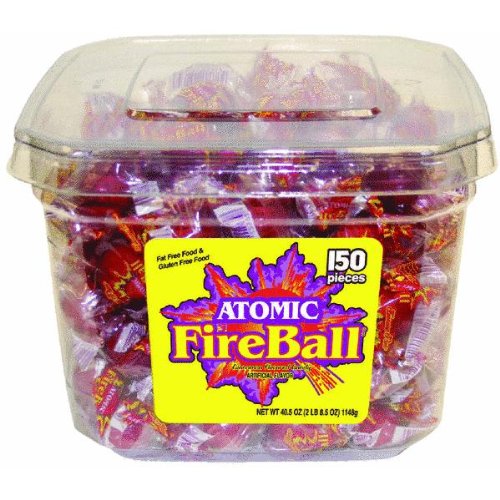 0.3z Atomic Fireball Tub Pack of 150 logo