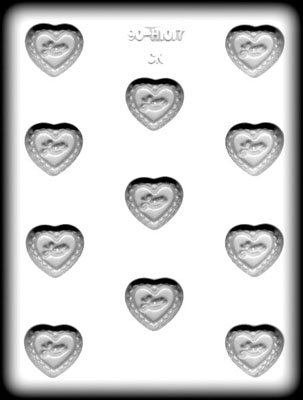 1-3/8 Filigree Heart Hard Candy Mold logo