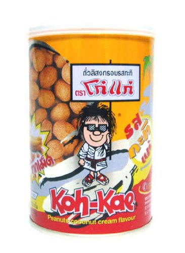 1 Box Of Koh Kae Peanut Original Flavor Coated Candy Made In Thailand logo