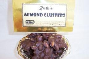 1 Lb. Ruth’s Almond Clusters logo