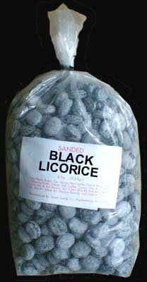 10 Lb. Bulk Bag Black Licorice Drops Candy logo