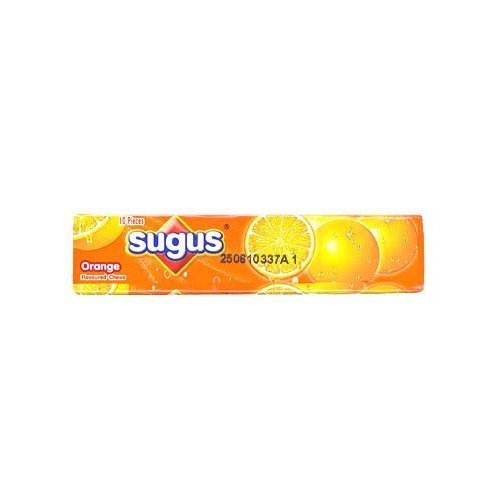 10 Packs Sugus Wrigley’s Sweet Chewy Candy Orange Product Of Thailand logo