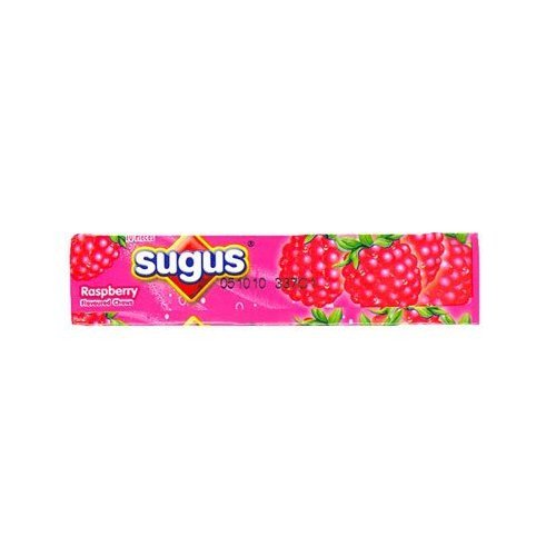 10 Packs Sugus Wrigley’s Sweet Chewy Candy Raspberry Product Of Thailand logo