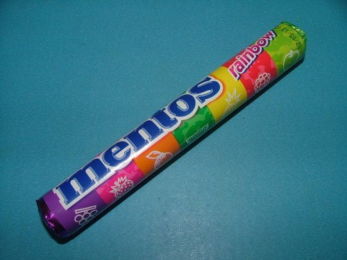 10 Roll Of Mentos Chewy Dragees Candy – Rainbow Free Shipping From Thailand logo