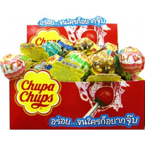 10x Chupa Chups Lollipop 12g logo