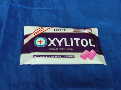 10x Lotte Xylitol Chewing Gum Sugar Free – Blueberry Free Shipping From Thailand logo