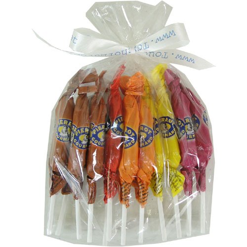 12 Assorted Pierrot Gourmand Lollipops In Gift Bag logo