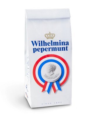 12 Pack – Fortuin Wilhelmina Pepermunt In Zak (hard Peppermint Candies Net Wt In7oz 200gr Bag) logo