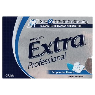 12 Packs Of Wrigley’s Extra Professional Peppermint Flavour Sugarfree Gum 14g, 10 Tablet, Low Price logo