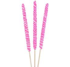 18 Inch Twist Whirly Lollipops 12 Units 3oz Pink & White logo