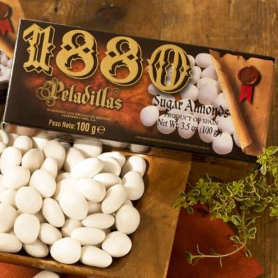 1880 Peladillas – Candied Marcona Almonds ( 3.5oz/100g) logo