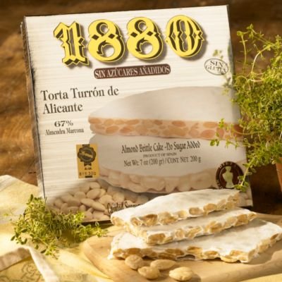 1880 Torta Turron Duro Sin Azucar – Sugar Free (7 Oz/200 G) logo