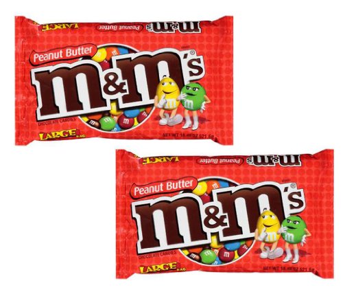 2 – 18.4oz Bags Peanut Butter M&M’s Chocolate Candy logo