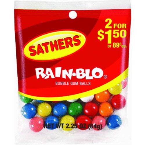 2.25oz Rainblo Gumballs Pack of 12 logo