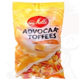 2 Bags Van Melle Toffees Met Advocaat Smaak (eggnog Flavor)2 Bags Ea 250gr logo