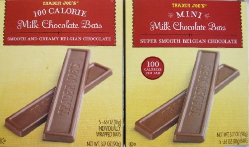 2 Boxes Trader Joe’s Mini Milk Chocolate Bars…100 Calories Per Bar logo