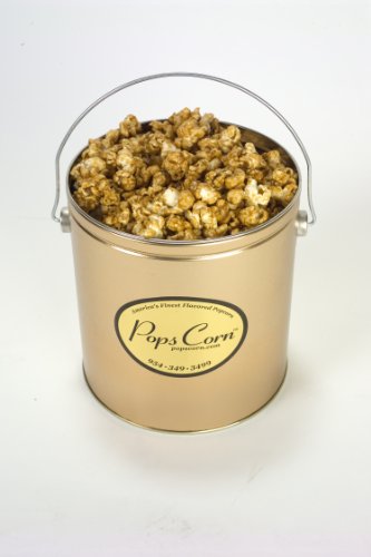 2 Gallon Tin Filled With Caramel, Original, Kettle, Popcorn logo