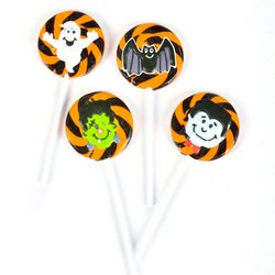 2 Halloween Swirl Pops – Case Pack 288 Sku-pas746021 logo