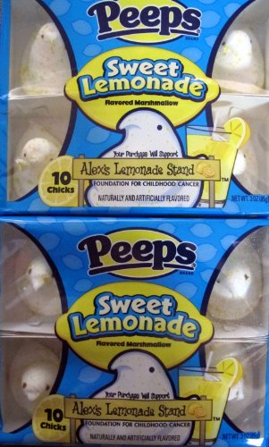 2 Pkgs. Sweet Lemonade Peeps = 20 Peeps logo