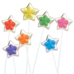 2 Tone Star Lollipops 120ct Bag logo