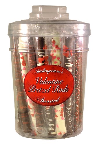 20ct Valentine’s Assorted Chocolate Covered Pretzel Rods logo