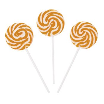 24 Bright Orange Swirl Pops logo