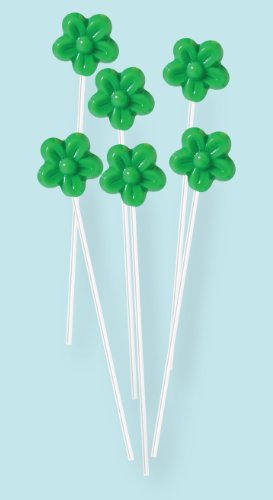 24 Green Solid Flower Pops logo