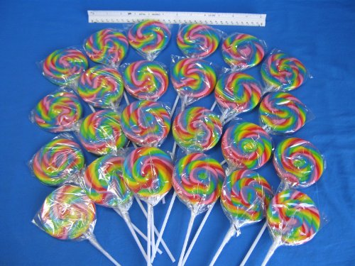 24 Large 3 Swirl Lollipops logo