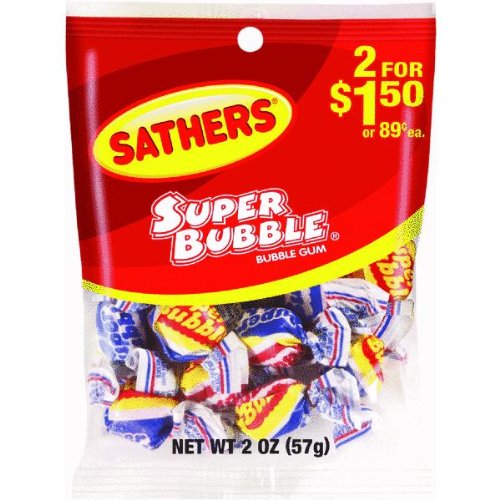 2oz Super Bubble Gum Pack of 12 logo