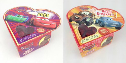 2x Cars Heart Shaped Box Of Valentines Day Chocolates logo