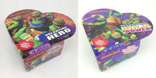 2x Teenage Mutant Ninja Turtles Heart Shaped Box Of Valentines Day Chocolates logo