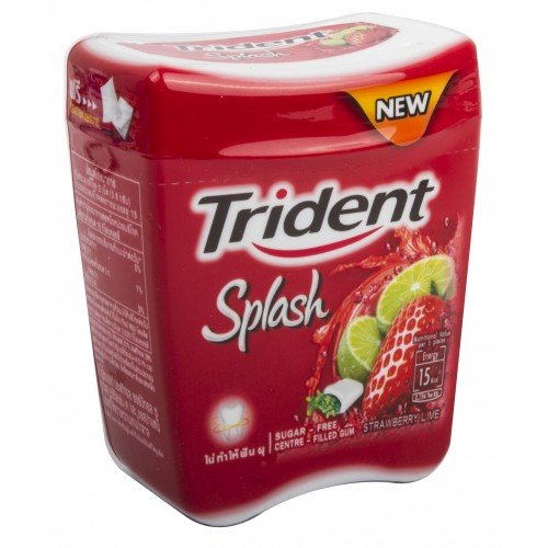 2x Trident Splash Gum (strawberry Flavour) 57 G. logo