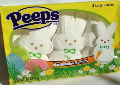3 Large Peeps Marshmallow Bunnies (Pack of 2) logo