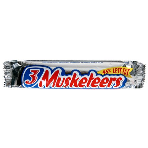 3 Musketeers Candy Bars, 2.13 ounce Bars (Pack of 36) logo