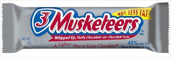 3 Musketeers Chocolate Candy Bar 1.92 Oz logo