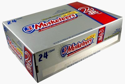 3 Musketeers King Size 24 Bars logo