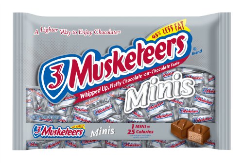 3 Musketeers Miniatures Candy, 10 ounce Packages (Pack of 4) logo