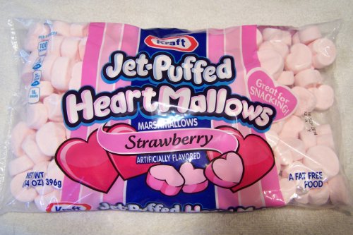3 Pack Jet Puffed Heart Mallows Strawberry Marshmallows logo