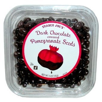 3 Pack Trader Joe’s Dark Chocolate Covered Pomegranate Seeds logo