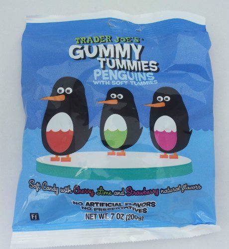 3 Pack Trader Joe’s Gummy Tummies Penguins With Soft Tummies Soft Candy logo