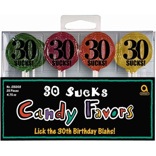 30 Year To Celebrate Suckers Candy, 25 Per Package logo