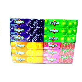 36 Packs Sugus Chewy Chewing Gummy Candies Candy Dragee Assorted Flavors From Thailand logo