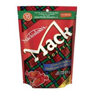 4-bags Of Nestle Mackintosh Mack Toffee Candy | 170gram Bags | Made In Canada logo