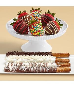 4 Caramel Pretzels & Half Dozen Birthday Strawberries – Candy & Chocolates logo