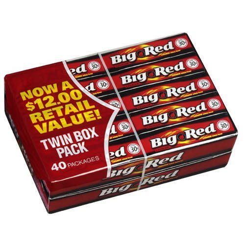 40 Packs Wrigley’s Big Red Cinnamon Chewing Gum logo