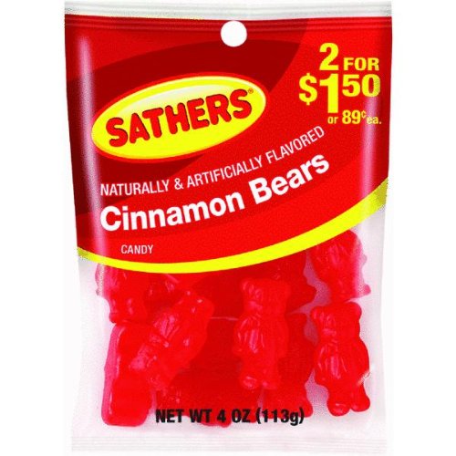 4oz Cinnamon Bears Candy Pack of 12 logo