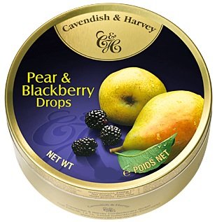 5.3oz Tin-cavendish & Harvey Pear & Blackberry Drops (Pack of 12) logo