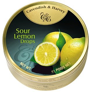 5.3oz Tin-cavendish & Harvey Sour Lemon Drops logo