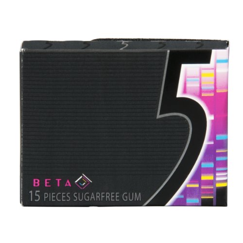 5 Beta Sugarfree Gum 15 Ct (Pack of 10) logo