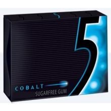 5 Cobalt Sugarfree Gum – 6 Count Per Pack — 4 Packs Per Case. logo